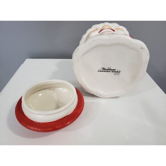 Vermont Country Store Santa Claus Winking Cookie Jar Retro Decor Kitschy Grandma - Picture 7 of 9